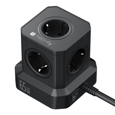 Multipresa da Tavolo USB Cube 5p 2xUSB-A 3xUSB-C