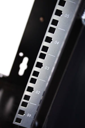 Armadio Rack 10'' a muro 6 unità Porta Cieca Nero