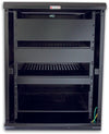 Armadio Rack 19'' 600x600 15U per Audio Video Nero
