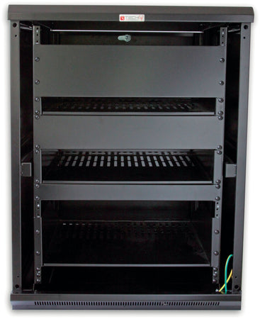 Armadio Rack 19'' 600x600 15U per Audio Video Nero