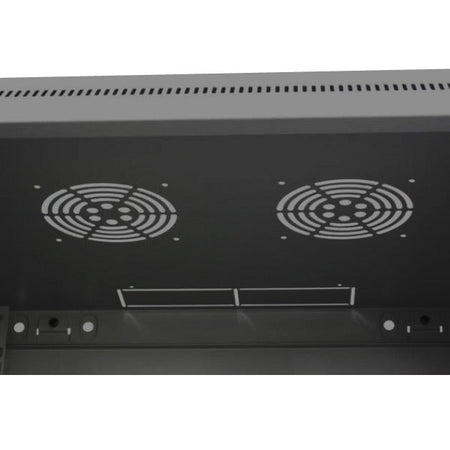 Armadio Rack 19'' a muro 20 unità sezione unica prof. 450mm Nero