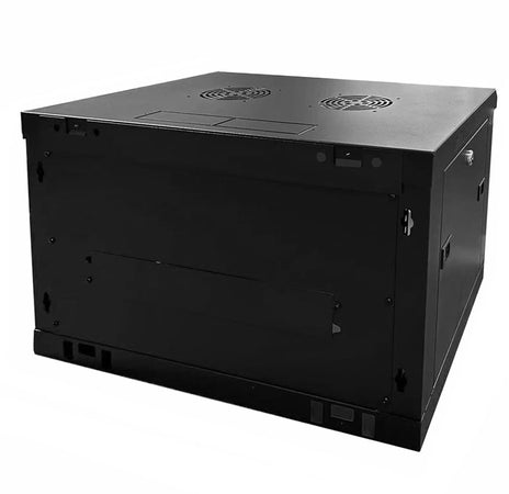 Armadio Rack 19'' a muro 20 unità sezione unica prof. 600mm Nero