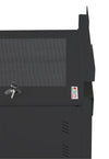 Armadio Rack 19'' ideale per Accumulatori Fotovoltaico 8U P600mm Nero