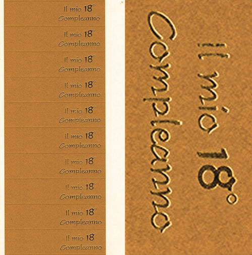 70 BIGLIETTINI BOMBONIERE 18° COMPLEANNO DICIOTTANNI STAMPABILI PRETAGLIATI Casa e cucina/Hobby creativi/Materiali per hobby creativi/Forniture per feste/Bomboniere Trade Shop italia - Napoli, Commerciovirtuoso.it