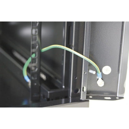 Armadio Rack 19'' a muro 12 unità sezione unica prof. 600mm Nero