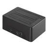 Docking Station USB3.2 Gen2 Doppio Slot HDD/SSD SATA da 2.5''/3.5'' Nero