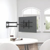 Staffa a Muro Braccio Estensibile fino a 1015 mm per LCD 43-80'' Nero