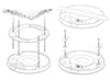 Access Point PoE 2x2 AC Dual-Band Soffitto, CAP1200