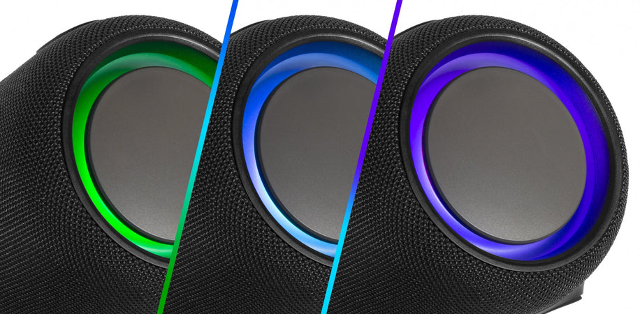 Cassa Bluetooth Altoparlante Speaker Waterproof IPX6 Luce LED, BT-X56