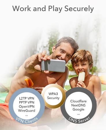 Sistema Wi-Fi 6 Mesh AX1800 Dual Band per Tutta la Casa, M1800 2pz