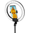 Luce LED 26RGB Anello 25cm con Treppiede Estensibile Selfie Stick