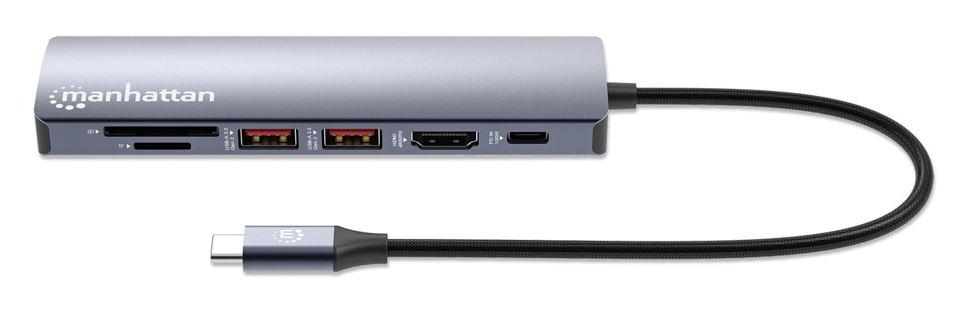Docking Station USB-C PD 7-in-1 4K Hub Multiporta