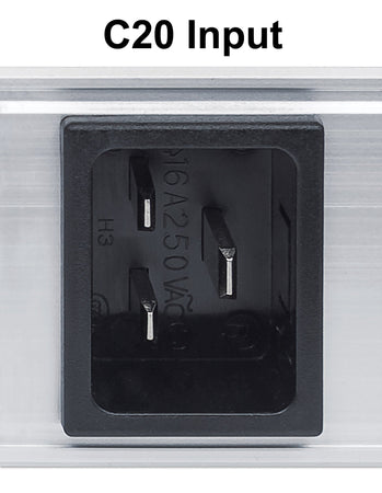 Multipresa montaggio a rack 19'' 1U 8 uscite C19 Spina Italiana