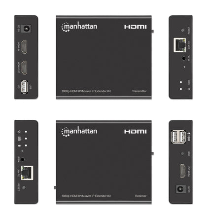Kit Extender HDMI KVM over IP 1080p fino a 120m