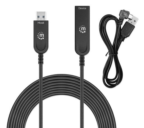 Cavo Ottico Attivo USB 3.2 Gen 2 SuperSpeed+ Active Optical Cable USB A M/F 20m