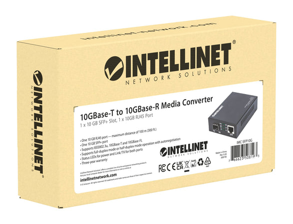 Media Converter 10GBase-T a 10GBase-R