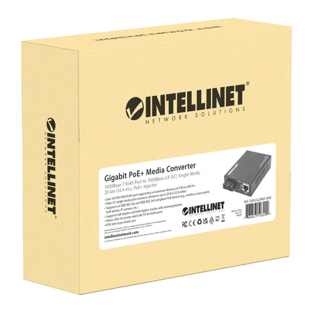 Media Converter Gigabit PoE+