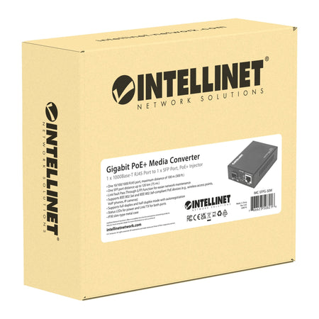 Media Converter Gigabit PoE+