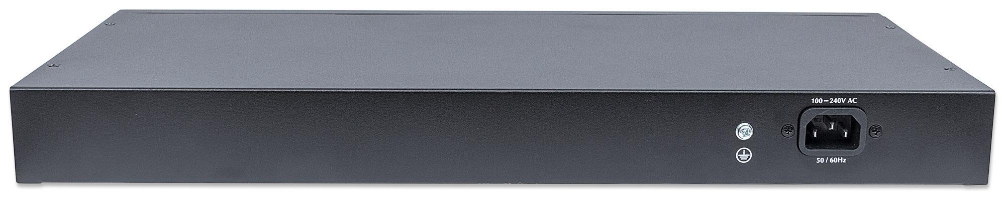Switch Gigabit Ethernet 16 Porte PoE+ Web Managed con 2 Porte SFP