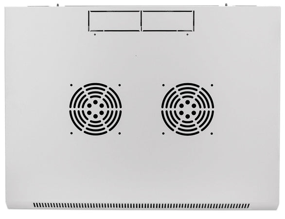 Armadio Rack 19'' a muro 9 unità sezione unica prof. 450 Grigio
