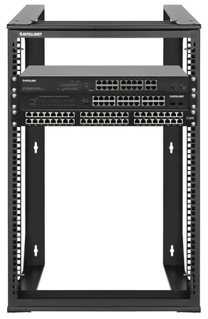 Armadio a Muro 19'' Open Frame 2 Montanti Flat Pack 15U