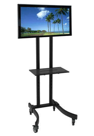 Supporto Mobile da Pavimento per TV LED/LCD 32-70'' con Mensola