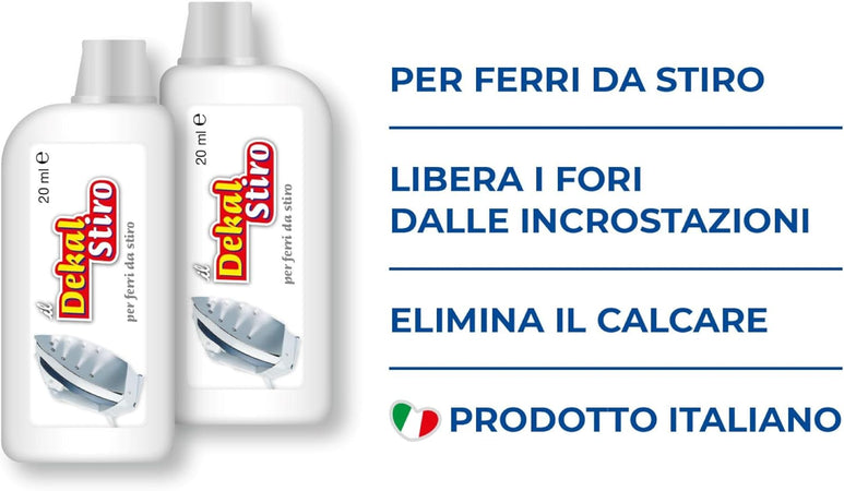Kit 3 Dekal Decalcificante Caldaia-Macchina Caffè-Ferro Stiro 6pz da 20ml