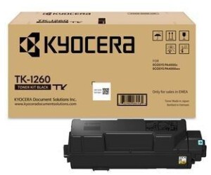 KYOCERA TK-1260 Toner nero per ECOSYS PA4000x_PA2000wx da 10.000 pagine in formato A4