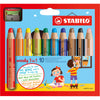 Astuccio 10 Pastelli Stabilo Woody 3In1 + Temperino