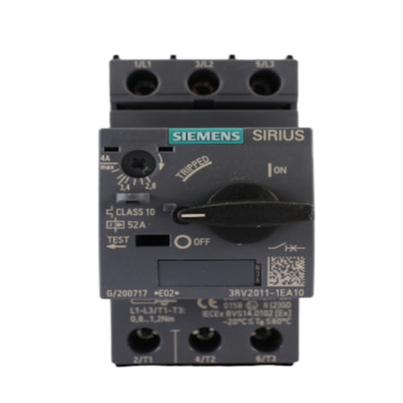 Interruttore salvamotore 3x2.8A-4.0A Siemens