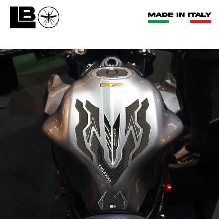 Adesivi 3D Protezione Paraserbatoio compatibili con Kawasaki Z650 2023-2025