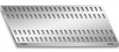 Piano aggiuntivo FORATO per scaffalatura in acciaio inox a ganci cm. 100x40