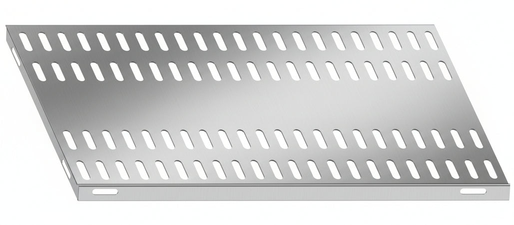 Piano aggiuntivo FORATO per scaffalatura in acciaio inox a ganci cm. 110x40