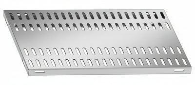 Piano aggiuntivo FORATO per scaffalatura in acciaio inox a ganci cm. 130x40