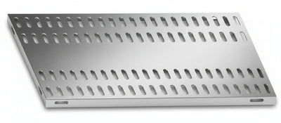 Piano aggiuntivo FORATO per scaffalatura in acciaio inox a ganci cm. 130x60