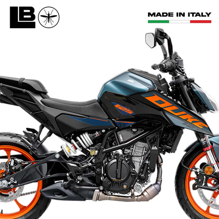 Adesivi 3D Protezioni laterali serbatoio compatibili con KTM 125 Duke 2024-2025