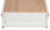 Biscottini Stipetto Country in legno massello di tiglio finitura bianca anticata L68xPR25xH98 cm. Made in Italy