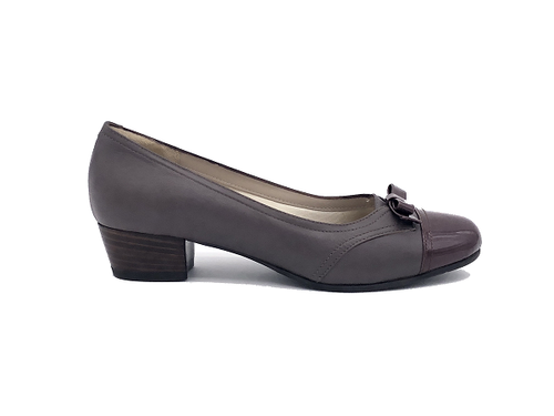 DONNA SOFT Décolleté in pelle marrone 5373T