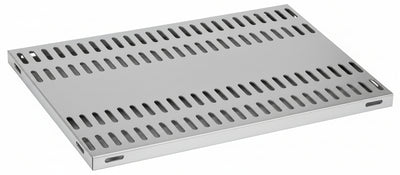Piano aggiuntivo FORATO per scaffalatura in acciaio inox a ganci cm. 180x60