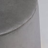 Pouf Lucilla in velluto anticato h 40 cm arredamento per salotto moderno