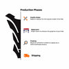 Strisce adesive per cerchi ruote adesivi moto compatibili con KTM Duke 390