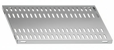 Piano aggiuntivo FORATO per scaffalatura in acciaio inox a ganci cm. 200x40