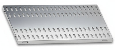 Piano aggiuntivo FORATO per scaffalatura in acciaio inox a ganci cm. 200x60