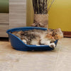 FERPLAST Cestino Siesta Deluxe 2 - 49x36x17,5 cm - Grigio scuro - Per cani e gatti