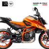 Adesivi 3D Protezioni laterali serbatoio compatibili con KTM 390 Duke 2024-2025