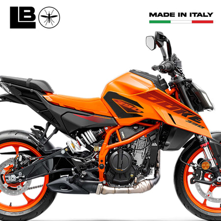 Adesivi 3D Protezioni laterali serbatoio compatibili con KTM 390 Duke 2024-2025
