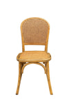 Biscottini Sedia Thonet in massello di frassino e seduta rattan finitura Naturale L42xPR50xH89 cm