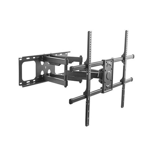 Staffa A Muro Per Monitor Tv 60-100 Fino A 75 Kg Estensione Fino A 635 Mm Con Movimento Orizzontale E Verticale