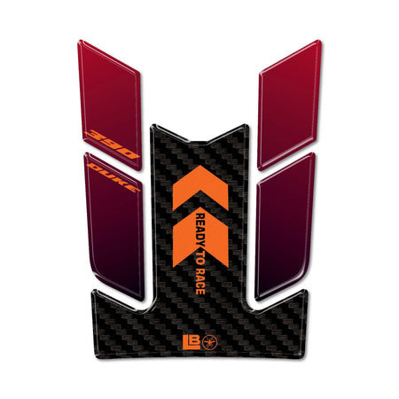 Paraserbatoio Adesivo 3D Protezione moto compatibile con KTM 390 Duke 2024-2025