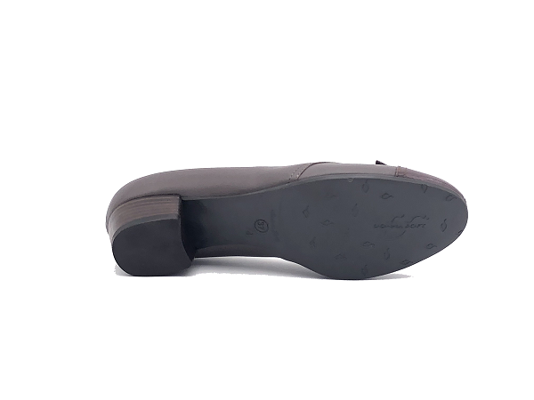 DONNA SOFT Décolleté in pelle marrone 5373T